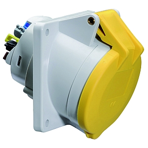 картинка Панельная розетка с наклоном - Фланец 85x85, крепление 70x70