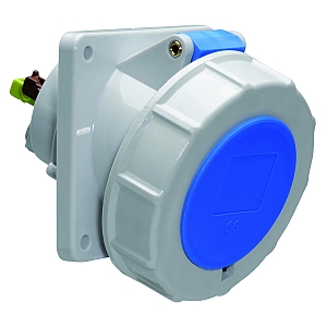 картинка Панельная розетка с наклоном - Фланец 85x85, крепление 70x70