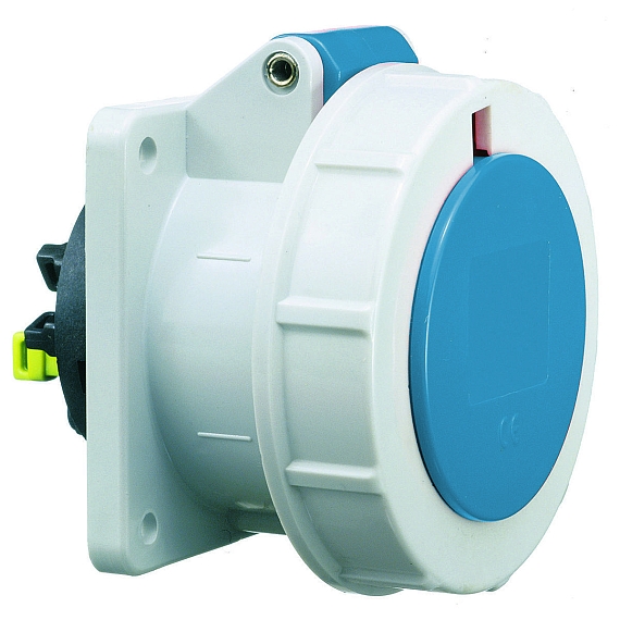 Панельная розетка прямая - Фланец 75x75, крепление 60x60