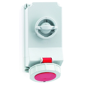 картинка Настенная розетка с выключ. - Размер корпуса 225x118