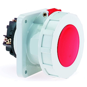 картинка Встраиваемая розетка 63A 5р(3P+N+PE) 6h 400V IP67
