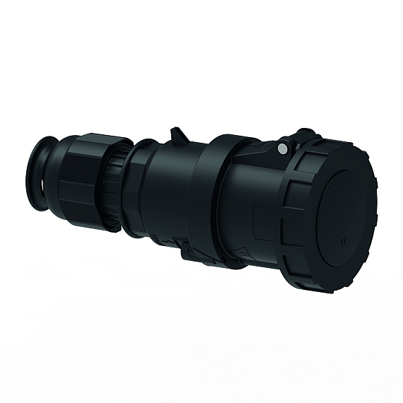 Кабельная розетка черная для сценического оборудования и театра