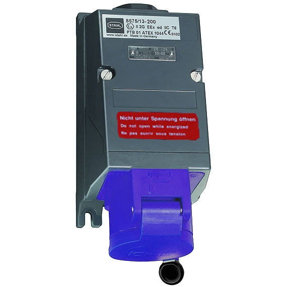 Настенная розетка низкого напряжения взрывозащищенная - Зона 1 и 21