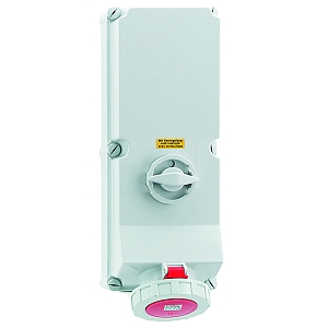 картинка Настенная розетка с выключателем и блокировкой - Размер корпуса 460x180