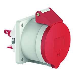 картинка Панельная розетка прямая - Фланец 75x75, крепление 60x60