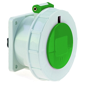 картинка Панельная розетка прямая - Фланец 75x75, крепление 60x60