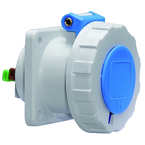 картинка Панельная розетка прямая - Фланец 75x75, крепление 60x60