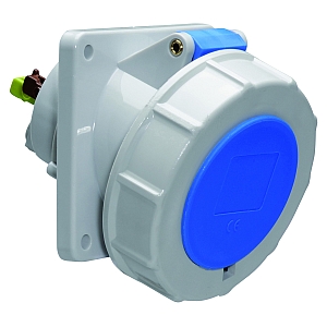 картинка Панельная розетка с наклоном - Фланец 85x85, крепление 70x70