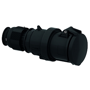 картинка Кабельная розетка черная для сценического оборудования и театра