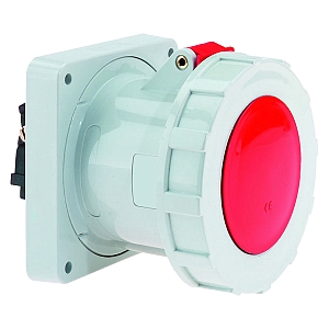 картинка Панельная розетка прямая - Фланец 120x120, крепление 100x100