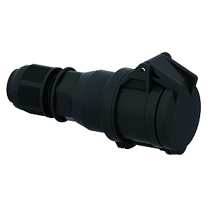 картинка Кабельная розетка черная для сценического оборудования и театра