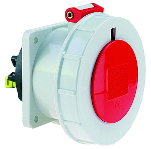 картинка Панельная розетка прямая - Фланец 75x75, крепление 60x60