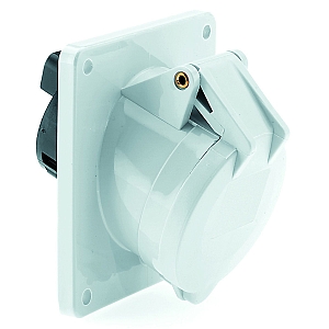 картинка Панельная розетка - наклонный, фланец 100x92, крепление 85x77