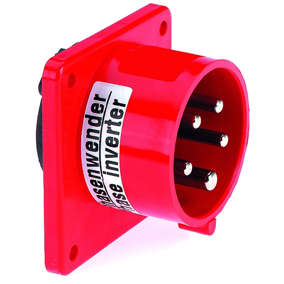 Фланцевая вилка-фазоинвертор - Фланец 75x75, крепление 60x60