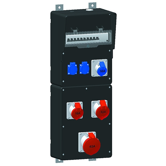 Комбинационный модуль настенный из твердой резины