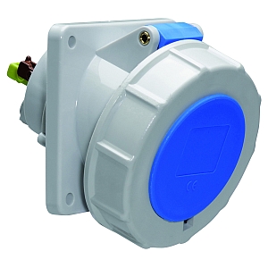 картинка Панельная розетка с наклоном - Фланец 85x85, крепление 70x70