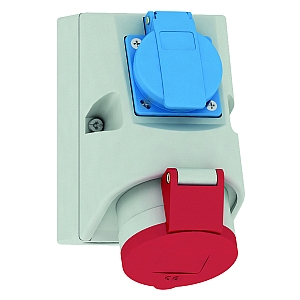 картинка Комбинированная настенная розетка с подводкой