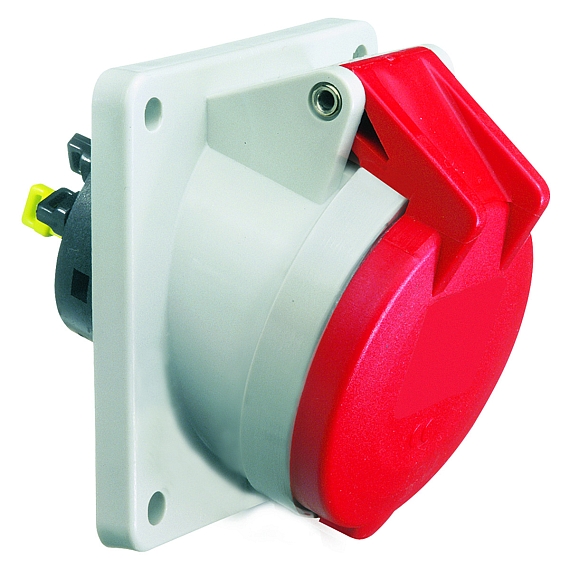 Панельная розетка с наклоном - Фланец 85x85, крепление 70x70