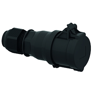 картинка Кабельная розетка черная для сценического оборудования и театра